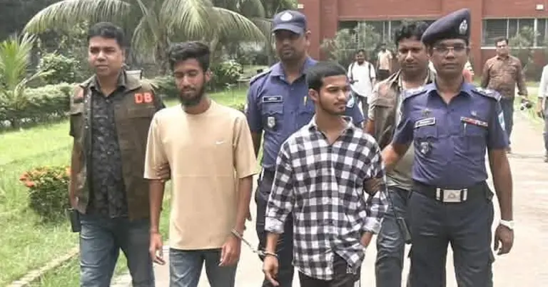 গ্রেপ্তারকৃত ব্যক্তিরা
